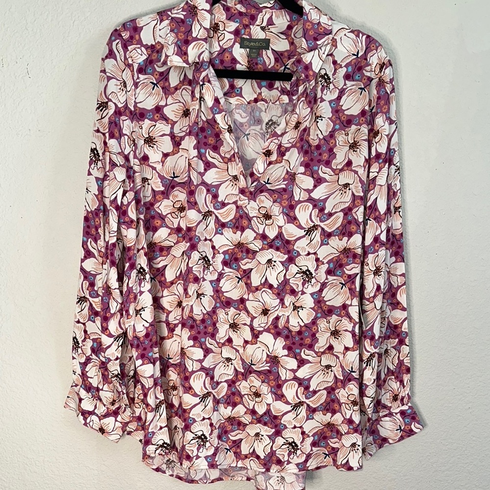 Floral Purple Women's Top‎